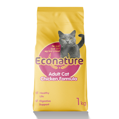 Econature Tavuklu Yetişkin Kedi Maması 1kg