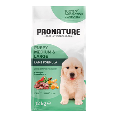 Pronature Puppy Medium & Large Lamb Formula 12kg
