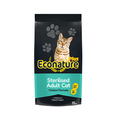 Econature Plus Sterilised Adult Cat Chicken Formula