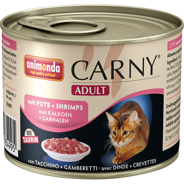 Animonda Carny Adult Hindi ve Karidesli Yaş Kedi Maması