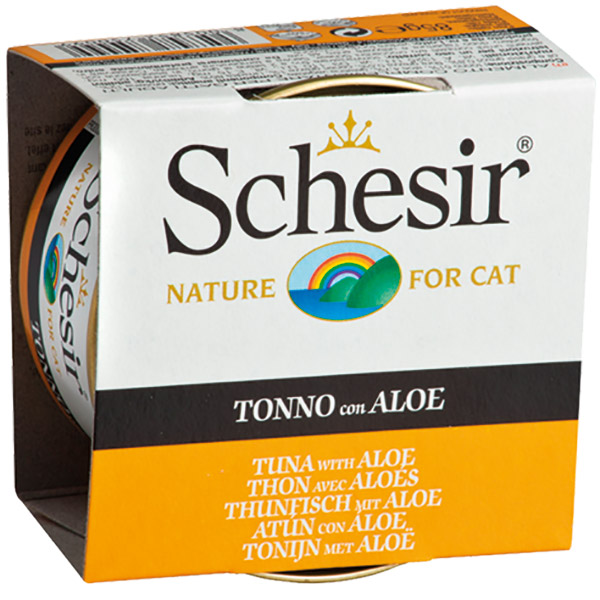 Schesir For Cat Jöle İçerisinde Ton Balıklı ve Aloeli Kedi Maması 85g