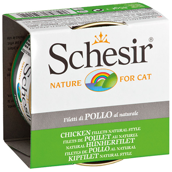 Schesir For Cat Su İçerisinde Tavuk Filetolu Kedi Maması 85g
