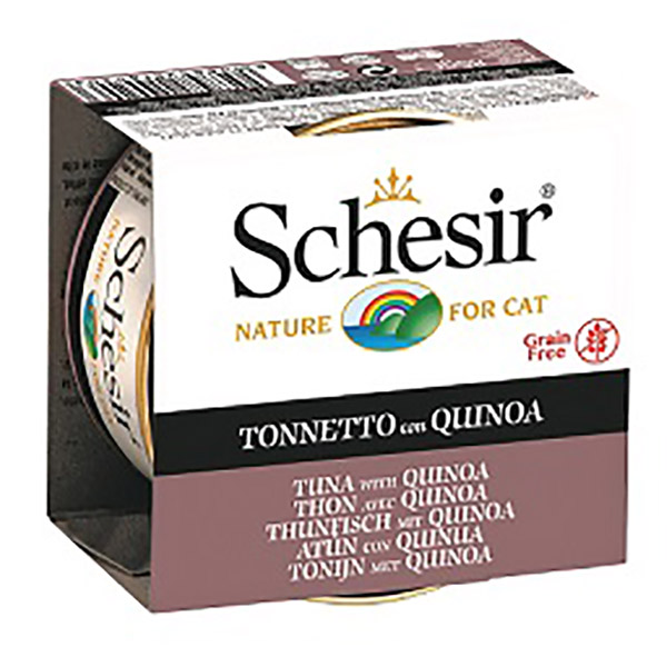 Schesir For Cat Jöle İçerisinde Ton Balıklı ve Kinoalı Kedi Maması 85g