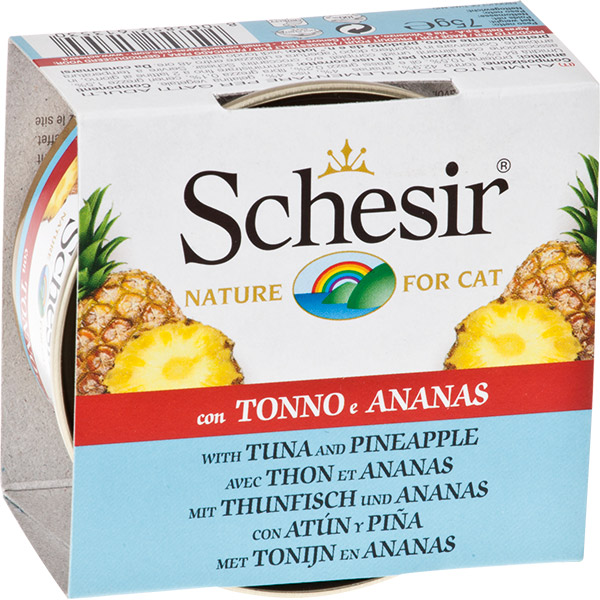 Schesir Cat Fruit Ton Balıklı ve Ananaslı Kedi Maması 75g