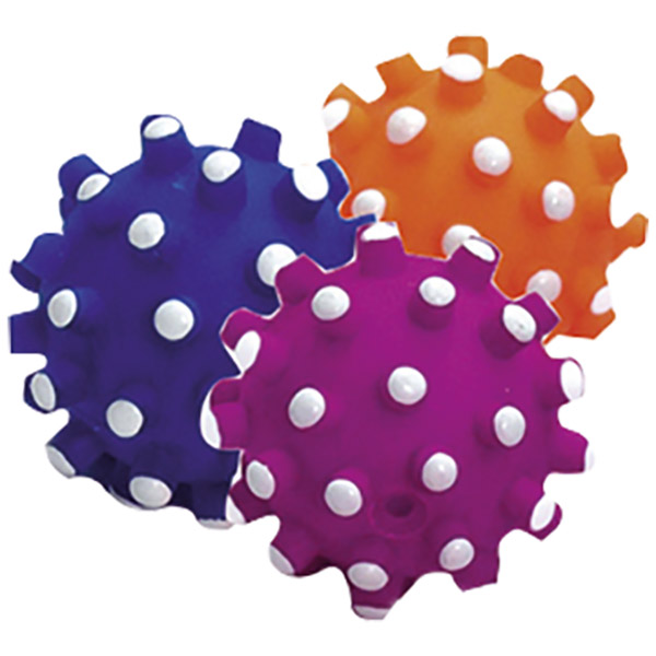 SESLİ VİNİL KİRPİ TOP 6CM