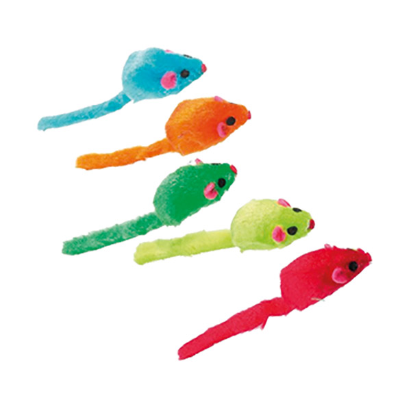 RENKLİ PELUŞ FARE 5CM 5LI