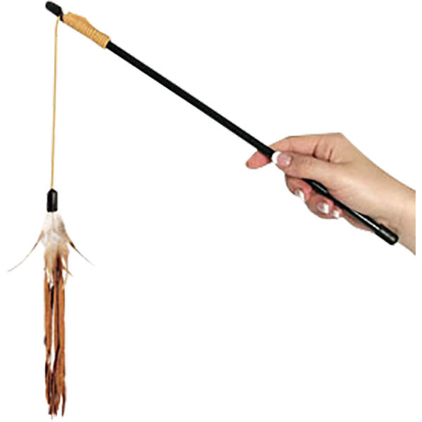 DERİ TÜYLÜ KEDİ OLTASI 50CM