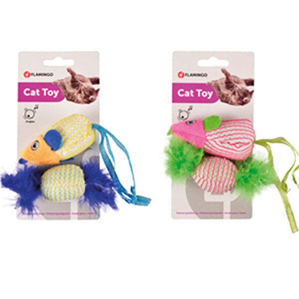 KUMAŞ İKİLİ KEDİ OYUNCAĞI