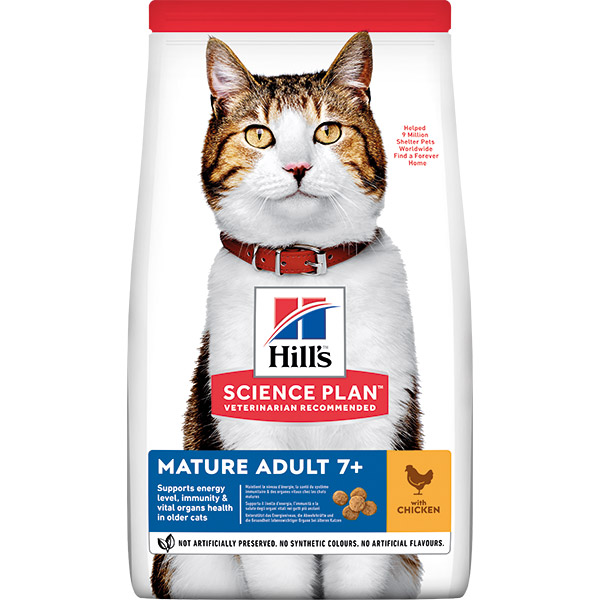 HILL'S SCIENCE PLAN Mature Adult 7+ Cat Food with Chicken