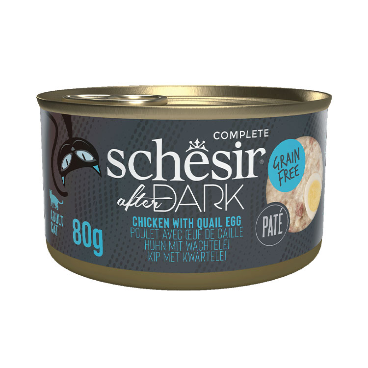 Schesir After Dark Tavuk ile Bıldırcın Yumurtası Paté Konserve 80g - Görsel 2