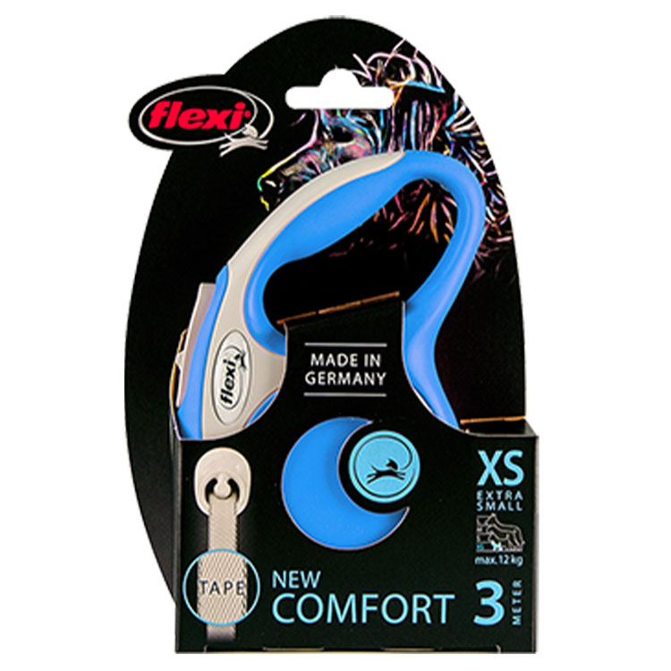 Flexi New Comfort XS Beden Mavi 3MT Şerit Tasma - Görsel 2