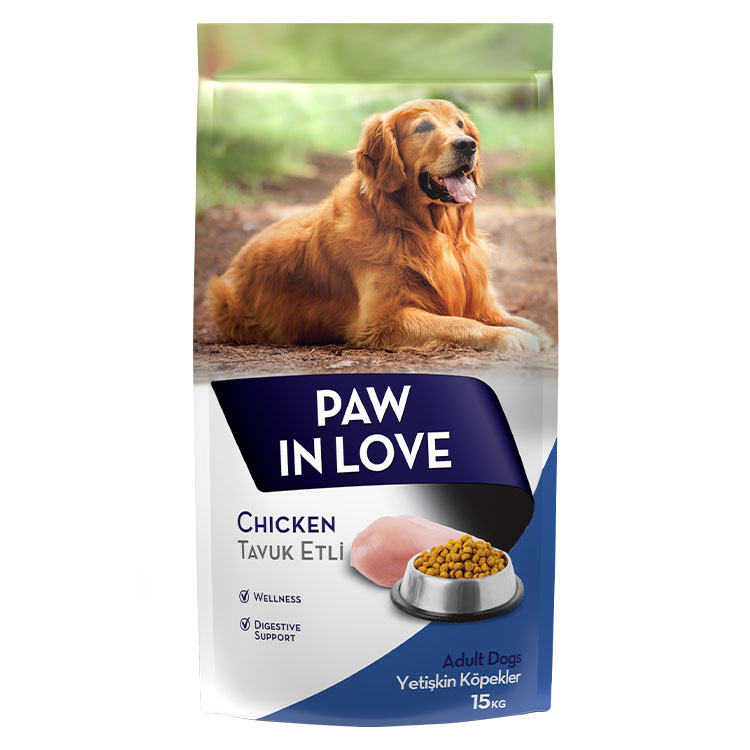 Paw In Love Yetişkin Köpek Tavuk Etli 15KG (Super Economic) - Görsel 3