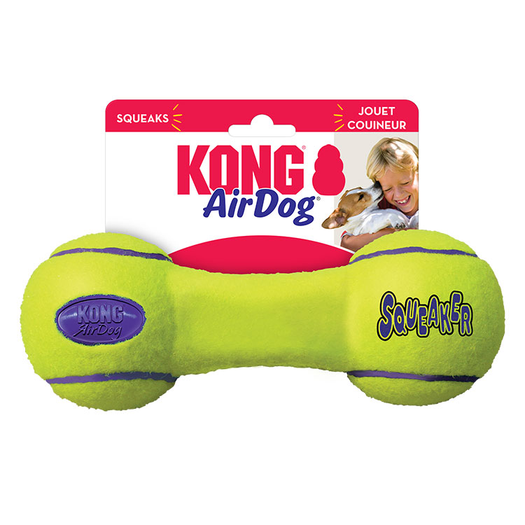 KONG AirDog Dambıl Şeklinde Köpek Oyuncağı L - Image 2