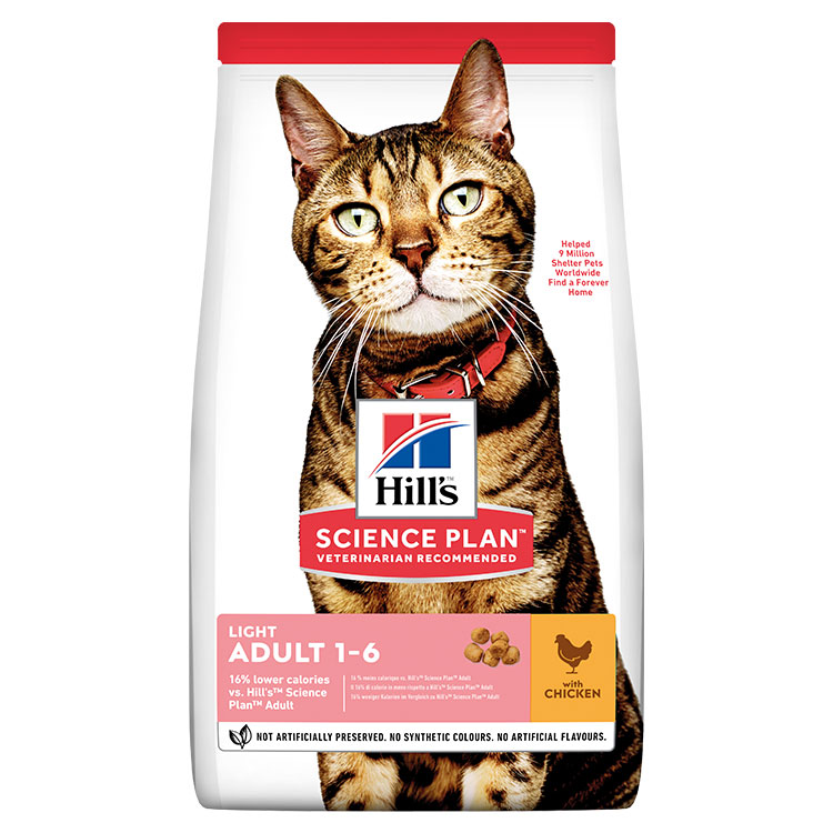 Hill's SP Light Tavuklu Yetişkin Kedi Maması 3KG - Image 2