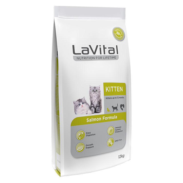 LaVital Somonlu Yavru Kedi Maması 12kg - Görsel 2