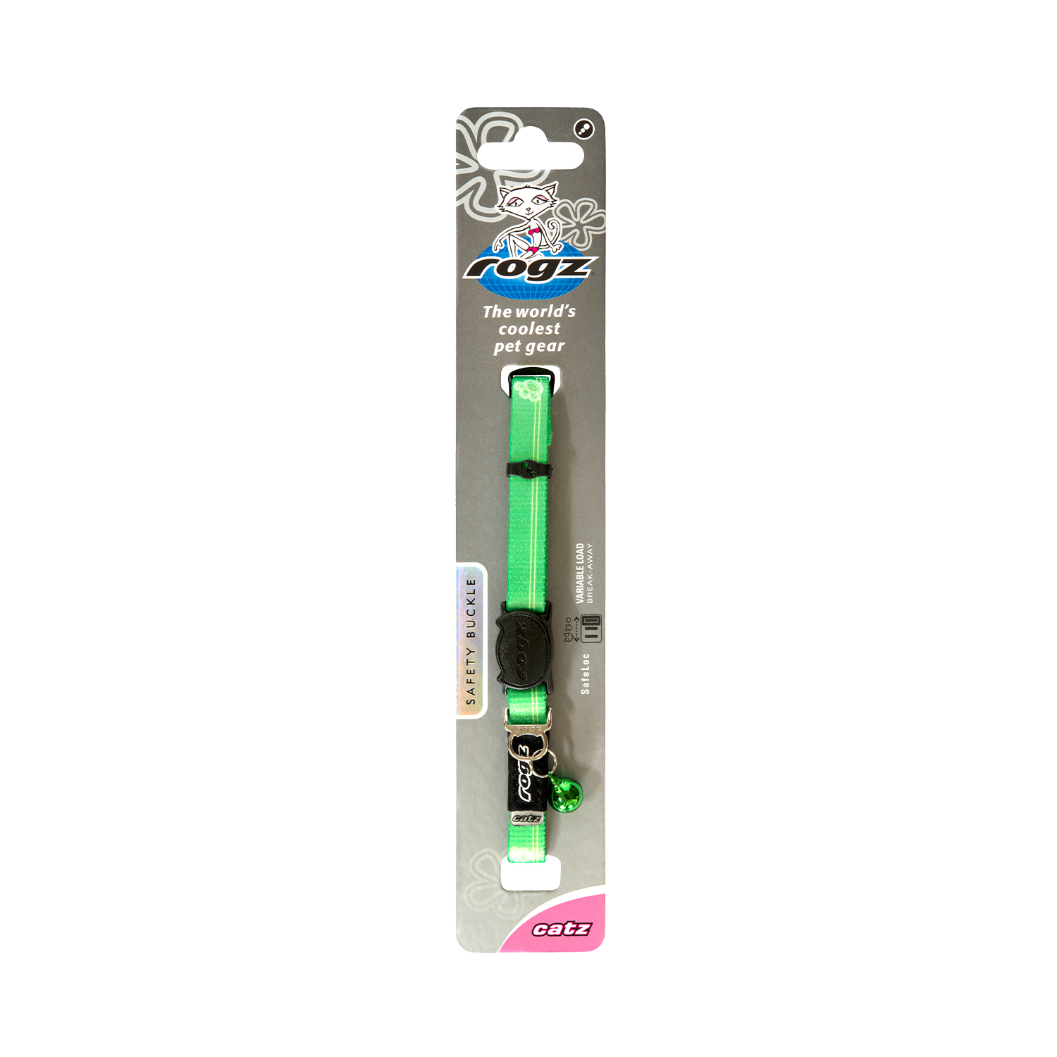 Rogz Catz Kiddycat Collar Kedi Boyun Tasması - Yeşil - Görsel 2
